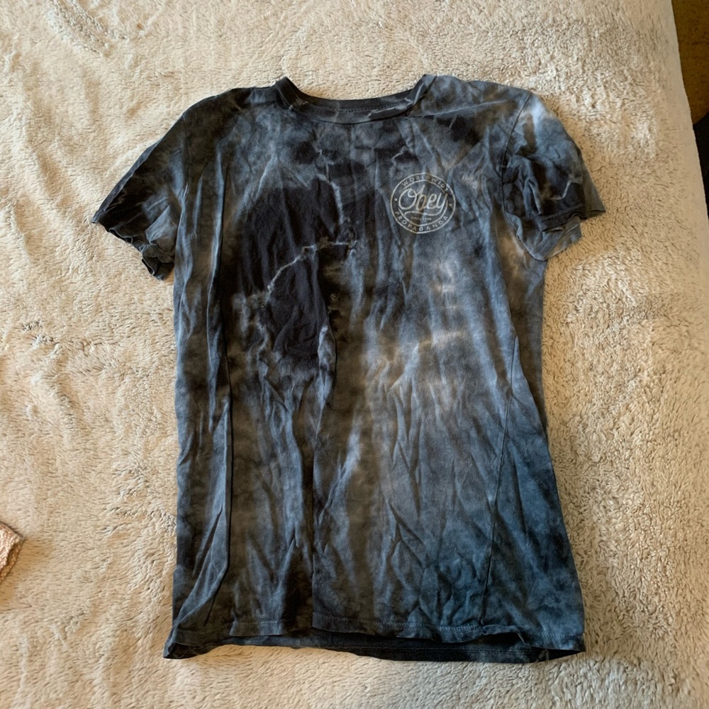 tie dye OBEY tee